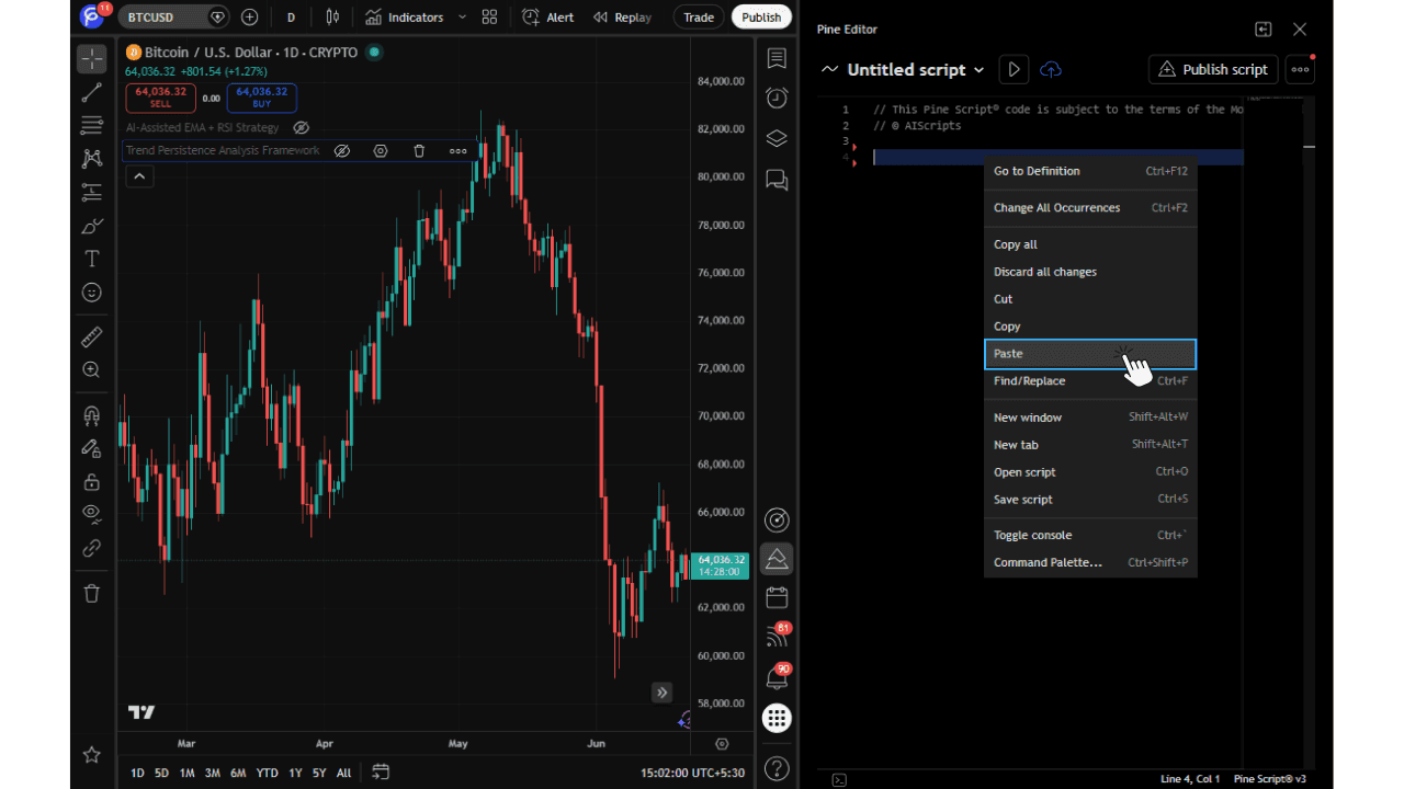 Test it on TradingView